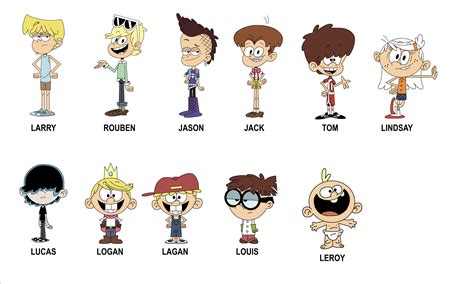 loud house names|the loud house boys names.